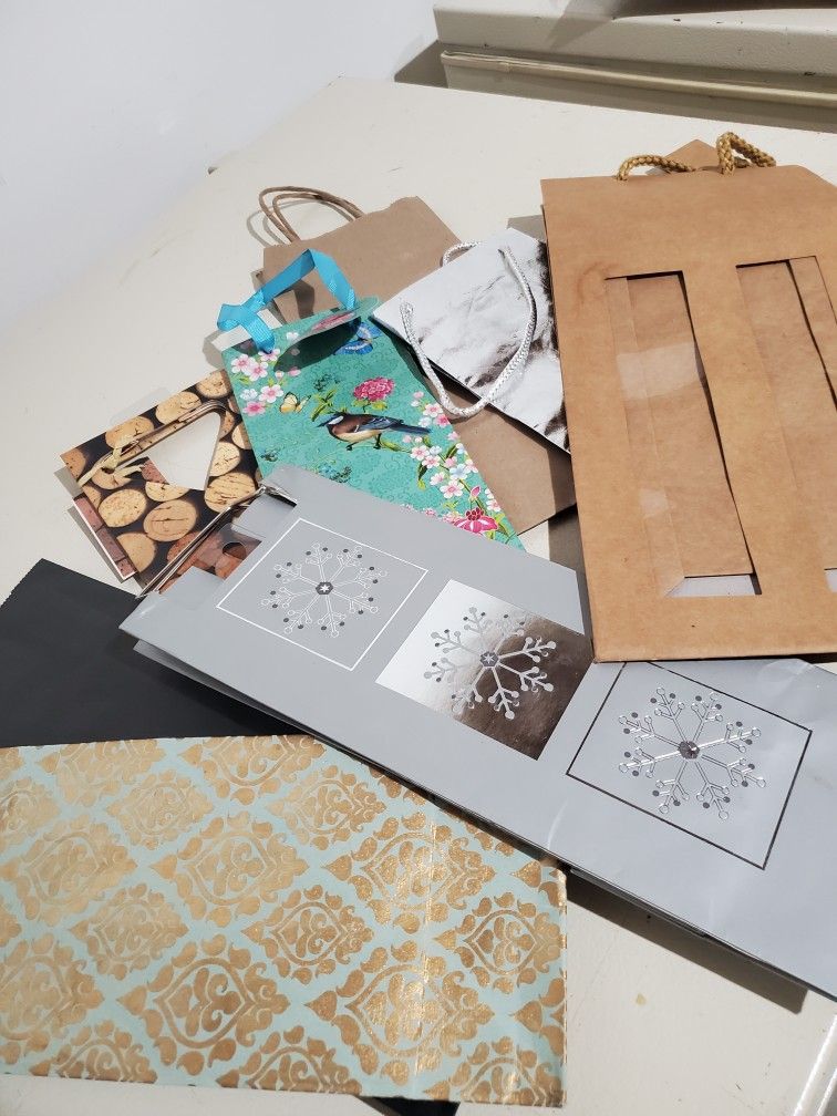Assortment Of Wine Gift Bags