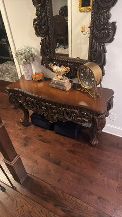 Console Table With Mirror