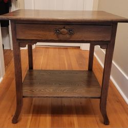 Antique Oak Console Table