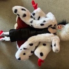 original CRUELLA with Dalmatian print coat