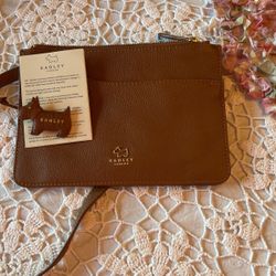 Radley London Designer coffee leather bag with tags