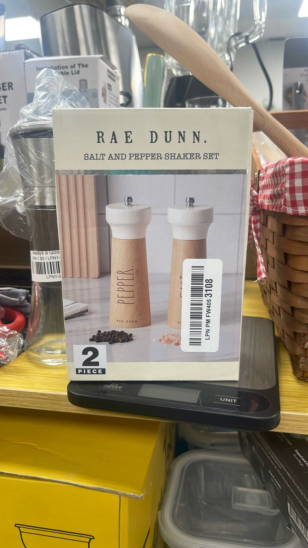 Rae Dunn Salt And Pepper Shaker Set