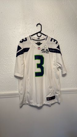 Russel Wilson Seahawks Super Bowl jersey size large
