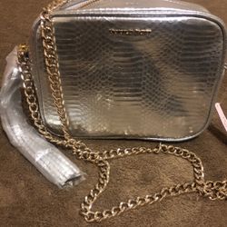 New VS Silver And Gold Purse