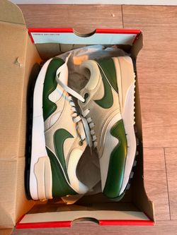 Nike air odyssey green and cream