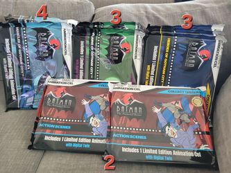 *12 Lot* Batman The Animated Series Pop Art Animation Cel Series
