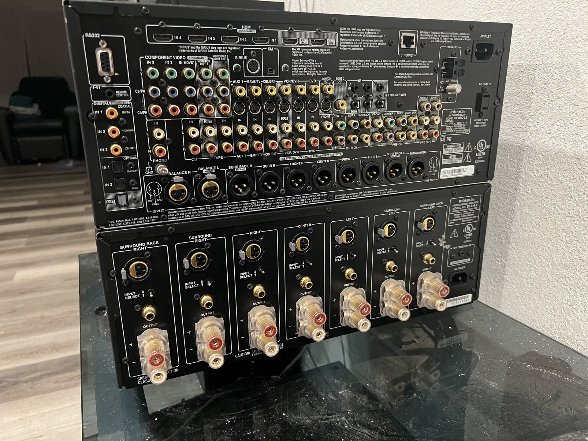 ONKYO integra DTC-9.8 プリアンプ ONKYO integra DTC-9.8 プリアンプ