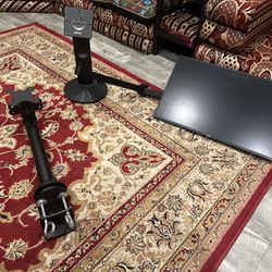 Dual Monitor Stand (Space saver)+ monitor And Stand