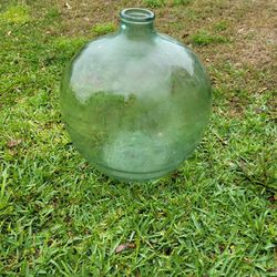 Antique Very Large Blown Glass Bottle Demijohn Carboy