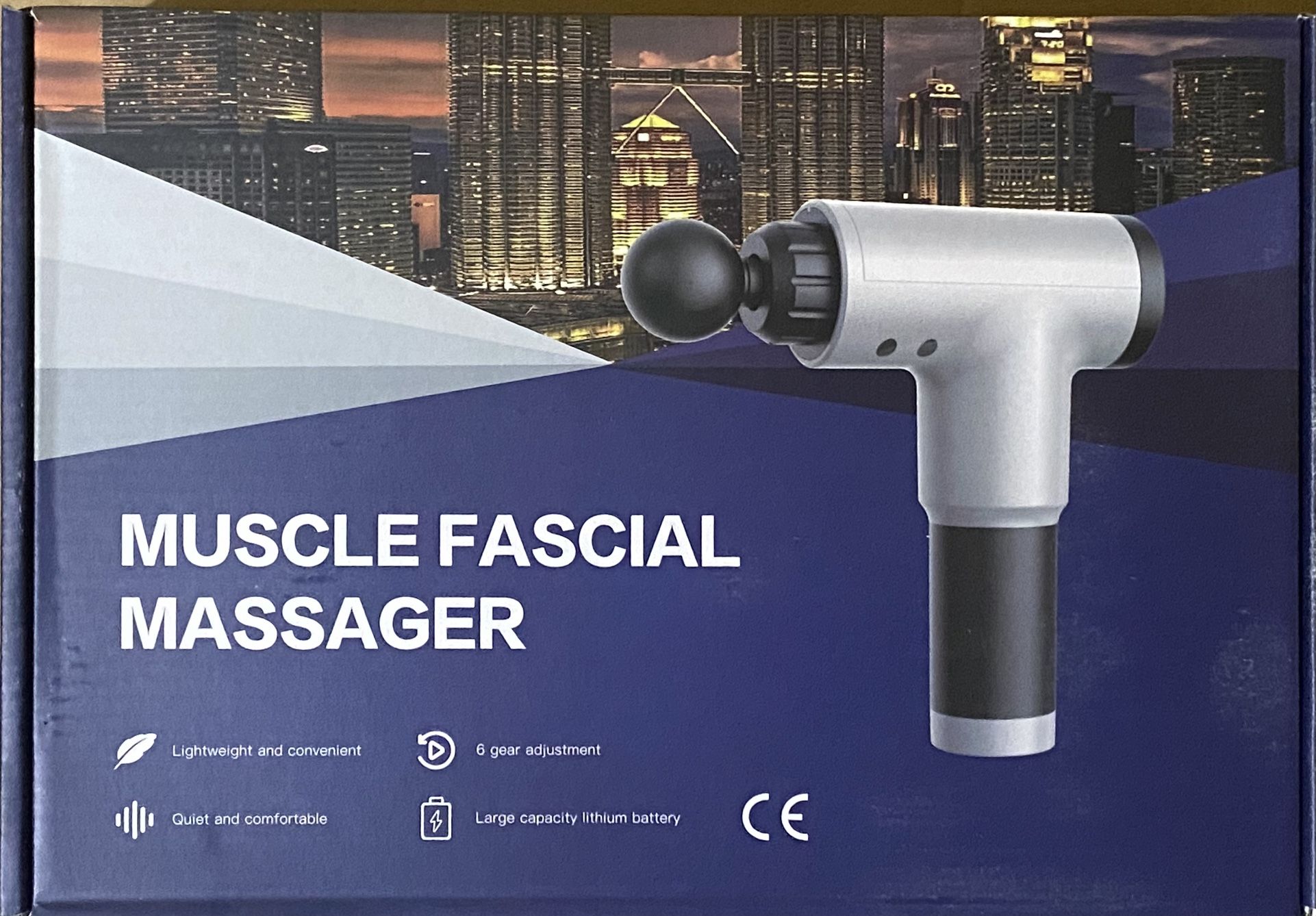 Massage Gun Deep Tissue Massager Vibrating Percussion Relax Body Muscle NEW