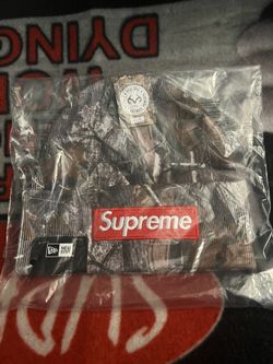 Supreme New Era Box Logo Beanie Realtree Ap Camo 