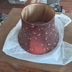 Silk Like Ornate Lamp Shade