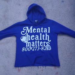 Mental Health Matters Blue Hoodie
