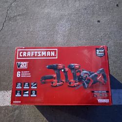 Craftsman 20v 6 Tool Combo Kit