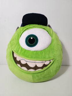 Disney Pixar Monsters University Inc Mike Wazowski Plush Pillow Disney Store