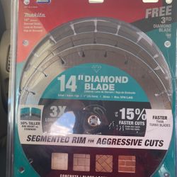 Makita 14 in. Segmented Rim Diamond Blade for General Purpose