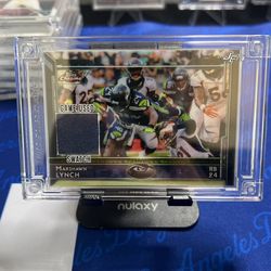 Seattle Seahawks Marshawn Lynch Game Used Jersey 