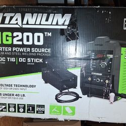 Titanium Tig200 Welder