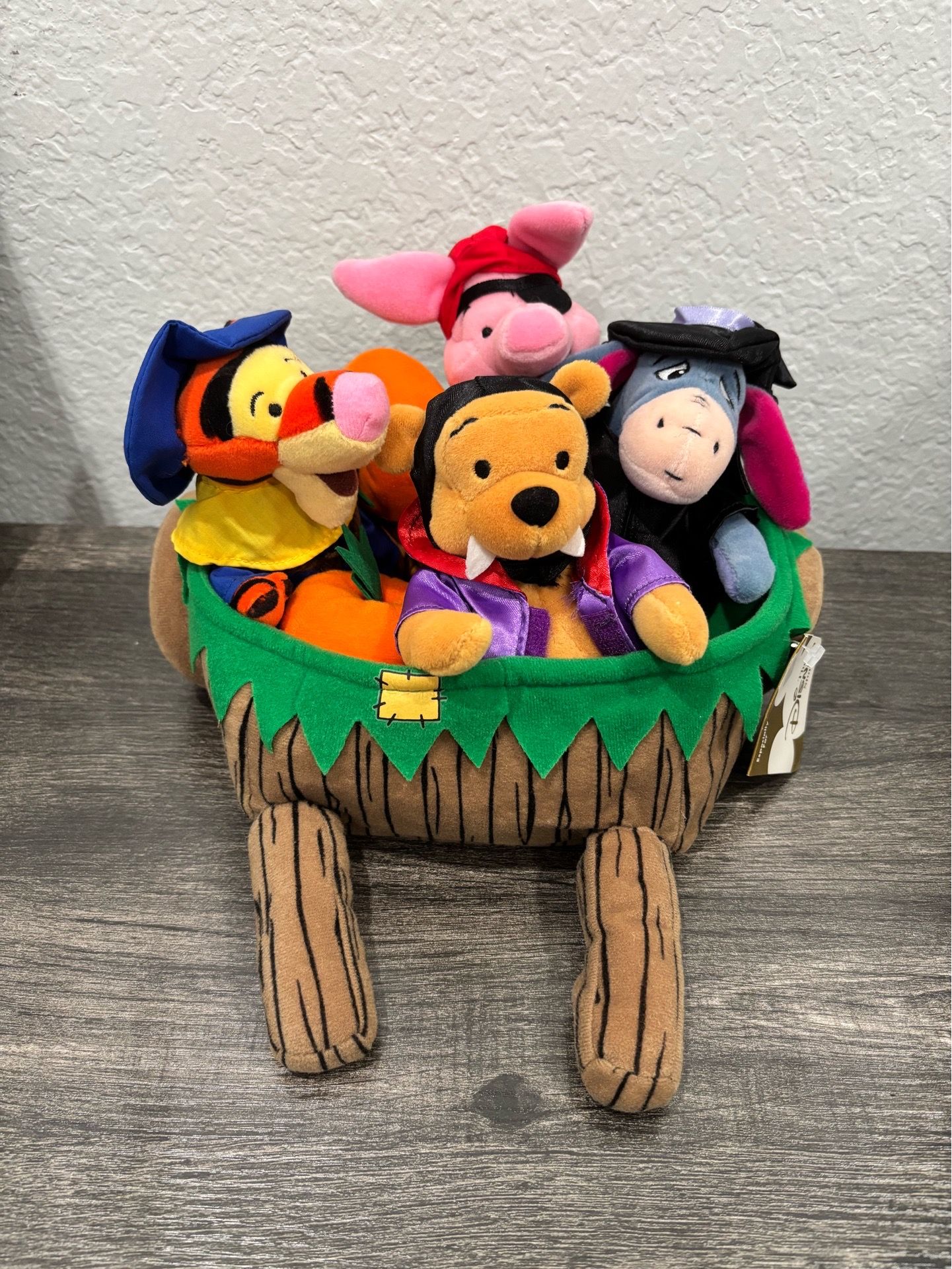 Pooh Halloween Wheelbarrow Bean Bag Set