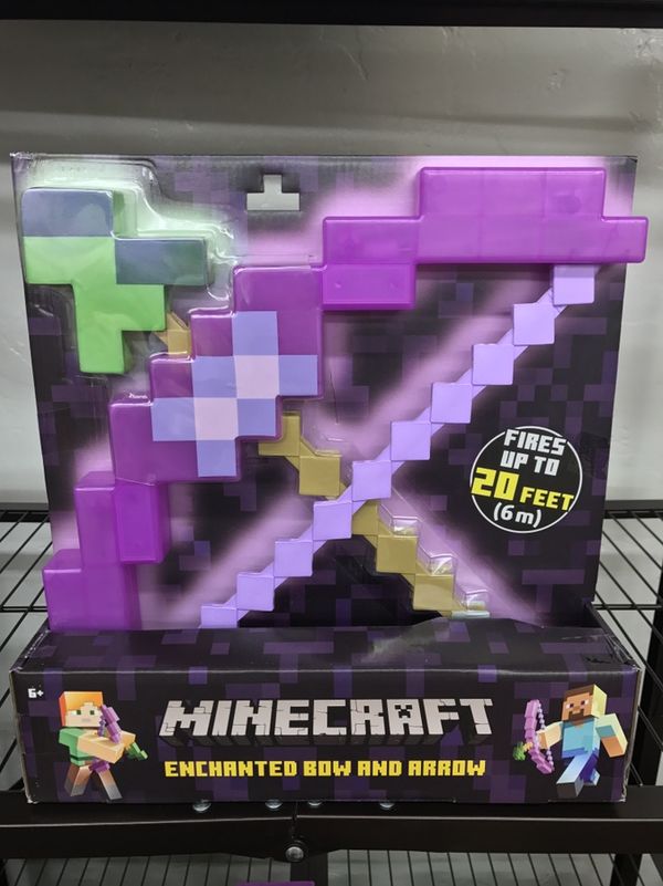 minecraft enchanted bow and arrow toy