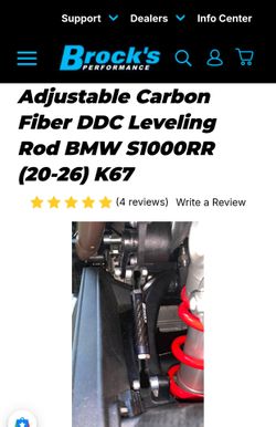 20- 26 BMW s1000rr K67  DDC leveling rod , passanger kit