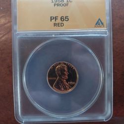 1958 Proof Wheat Penny 