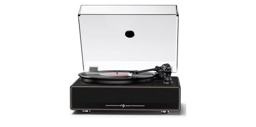 1 BY ONE Record Player with Bluetooth Input, All-in-One High Fidelity Turntable with Built-in Speakers, Phono Preamp, AT-3600L Cartridge, 33/45 RPM