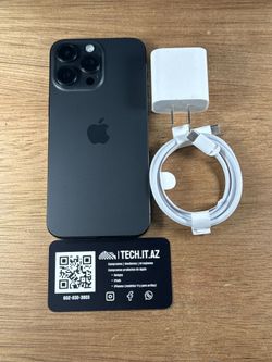 📱 iPhone 15 Pro Max | 256GB | Black Titanium | Cricket Only