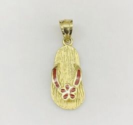 14kt Dije De Oro Solido 👠 🩴