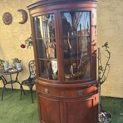 Mahogany Corner Cabinet by Drexel