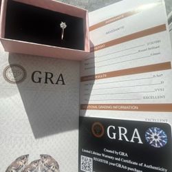 .5 Ct Moissanite Ring ($250 Retail)