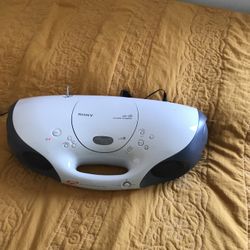 Sony ZS-X10 Personal Audio System CD Player & Radio Boom Box 