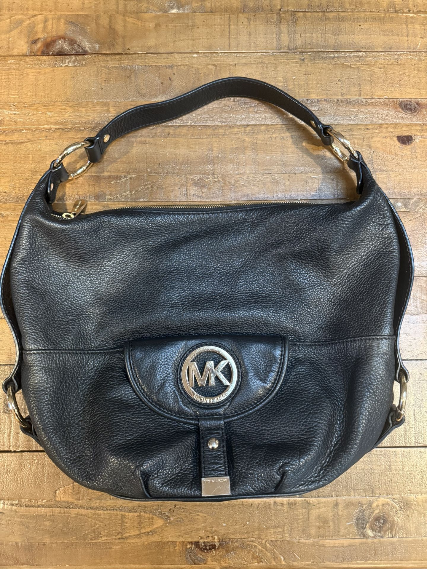 Michael Kors Fulton Leather Hobo Shoulder Bag