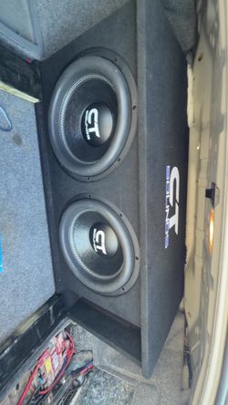 CT Sounds Dual Subwoofer Box With EpiCenter Amp