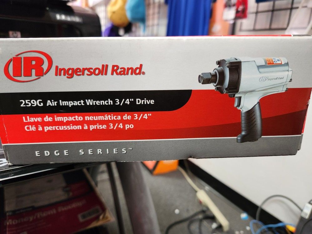 Ingersoll Rand 3/4" Air Impact Wrench. 1050ft Torque