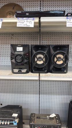 Sony home audio system mhcex619ip