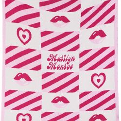 Bedsure Checkered Throw Blanket - Super Soft Knit Marilyn Monroe Throw Blanket