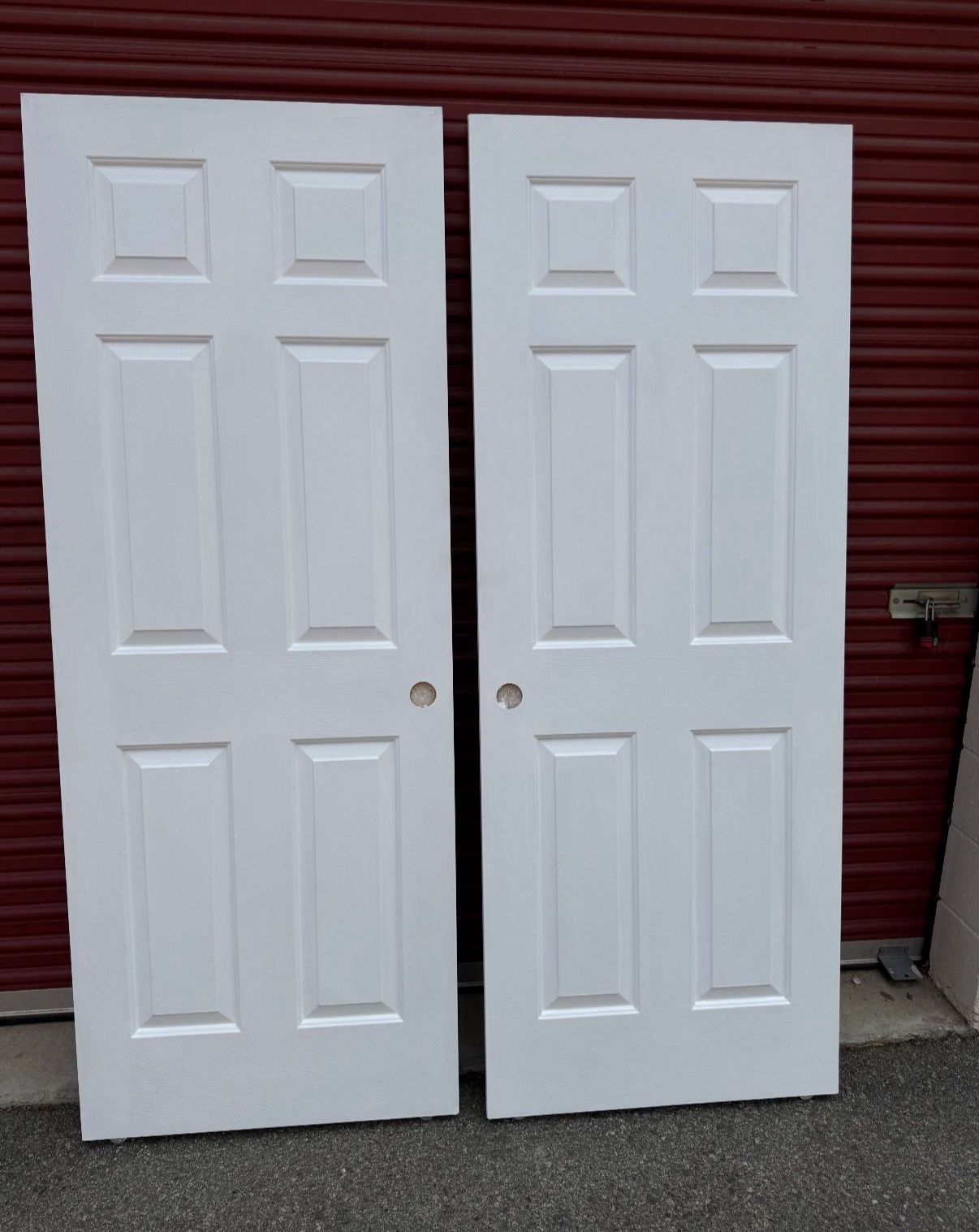 30”w, X 79”h, Panels Sliders Closet Doors