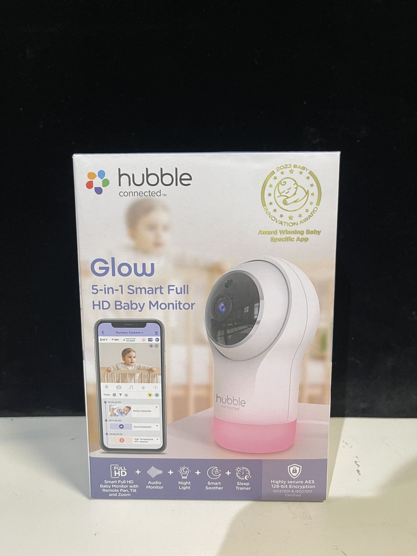 Hubble Glow 5 In 1 Smart Full HD Baby Video Monitor