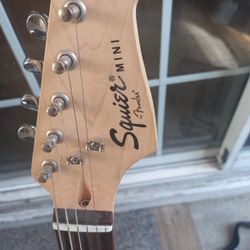 Mini Squier By Fender $80/ Electric Fender Guitar $320 
