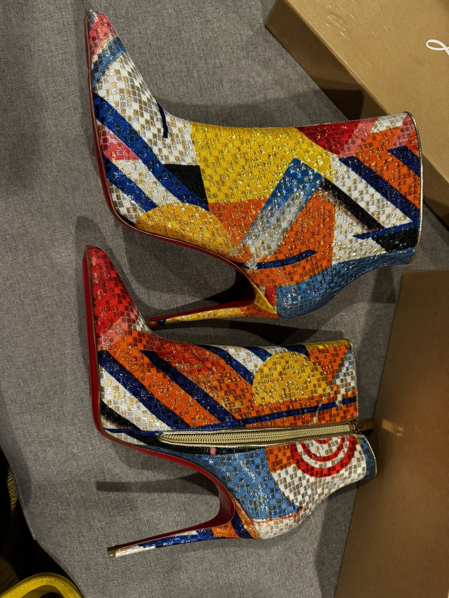Christian Louboutin- So Kate Booty 100 Lurex Modernist