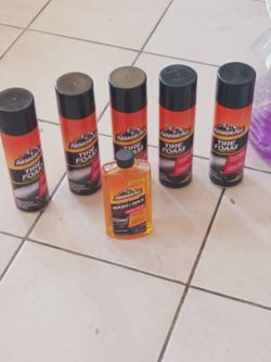Tire shine and wax