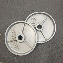 IRON 35 POUND PLATES