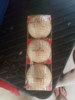 Vintage golf balls from the 50's