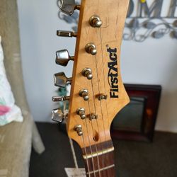 Vintage First Act Electric Guitar with Stand