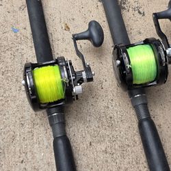 2 Avet 5/2 Reels..2 Speed..Star Rods