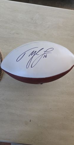 Tyler Lockett Autographed Football