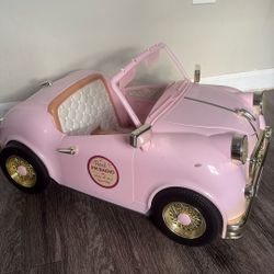 Pink American Girl Doll Car