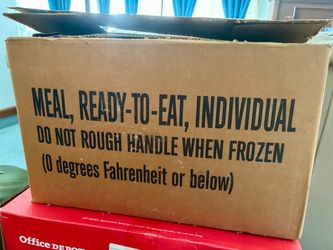 Full Case US Military MRE Meals Ready-to-Eat (12 Meals)