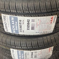 215/60/16 Kumho Tires